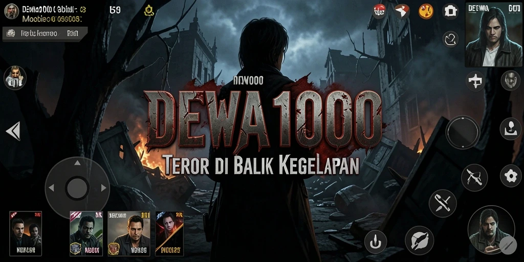 Gameplay seram dan menegangkan dari DEWA1000.