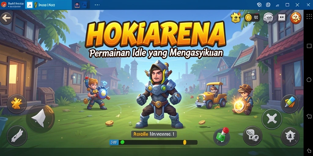 Tampilan gameplay HOKIARENA yang seru dan menarik.