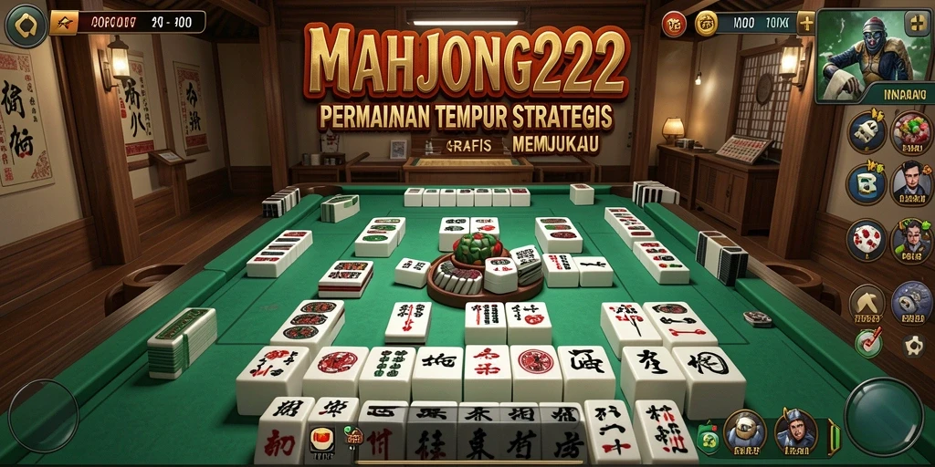 Tampilan menarik dari permainan FPS MAHJONG222 dengan aksi mendebarkan.